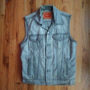 Levi's Grey Trucker Vest